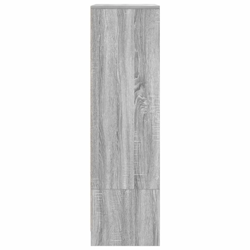 Spintelė su 2 stalčiais, pilka sonoma, 55,5x34x119,5 cm mediena