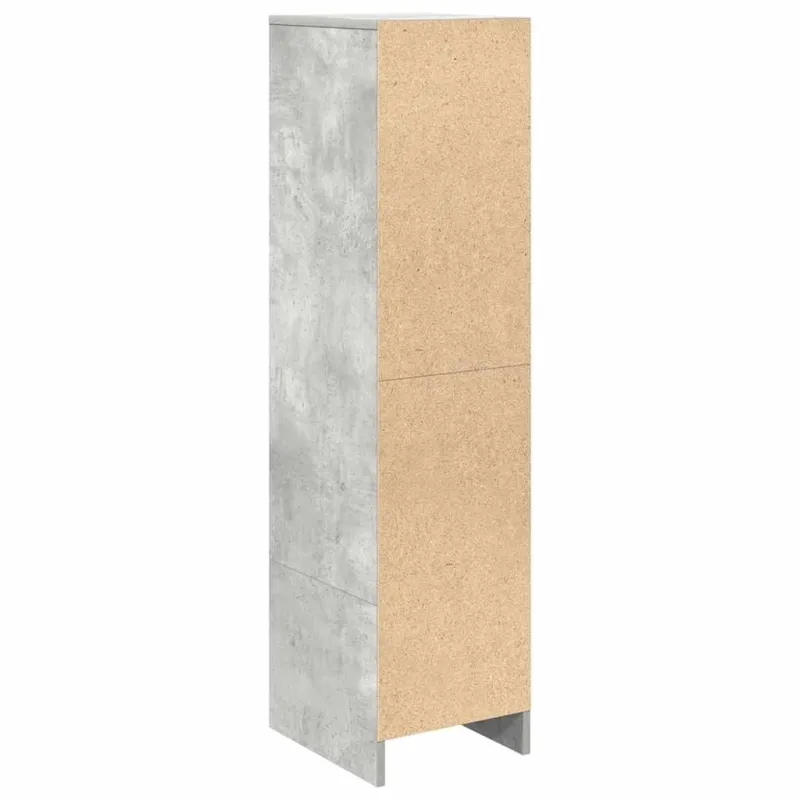 Komoda, betono pilkos spalvos 29,5x34x119,5 cm apdirbta mediena