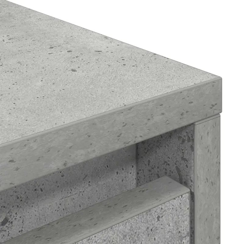Komoda, betono pilkos spalvos 29,5x34x119,5 cm apdirbta mediena