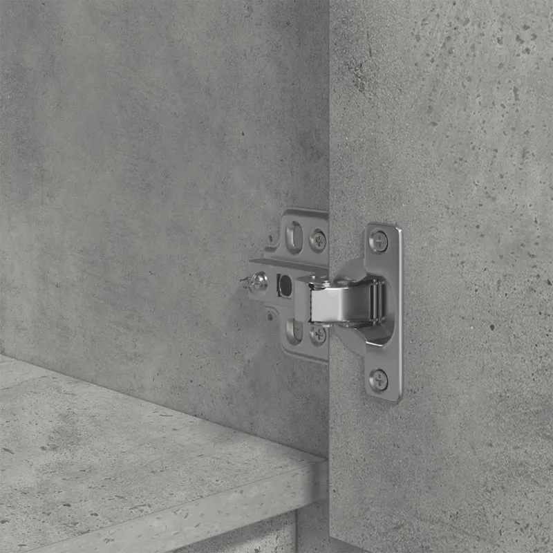 Komoda, betono pilkos spalvos 29,5x34x119,5 cm apdirbta mediena