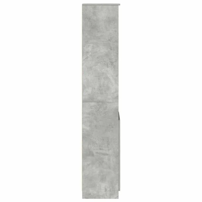 Komoda, betono pilkos spalvos, 37,5x35x180 cm apdirbta mediena