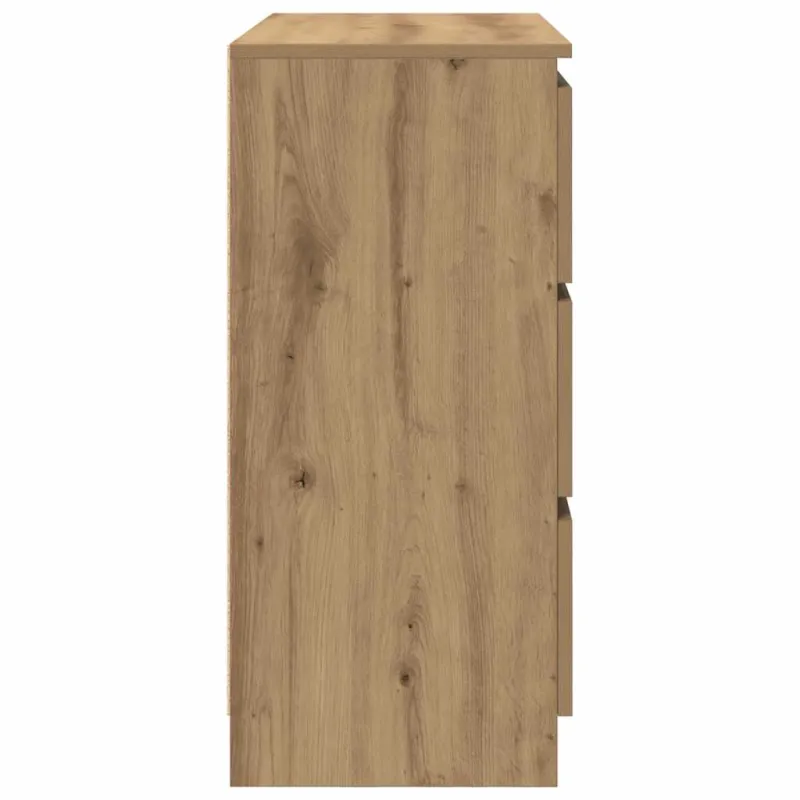 indauja Artisan ąžuolas 80x35x76 cm inžinerinė mediena