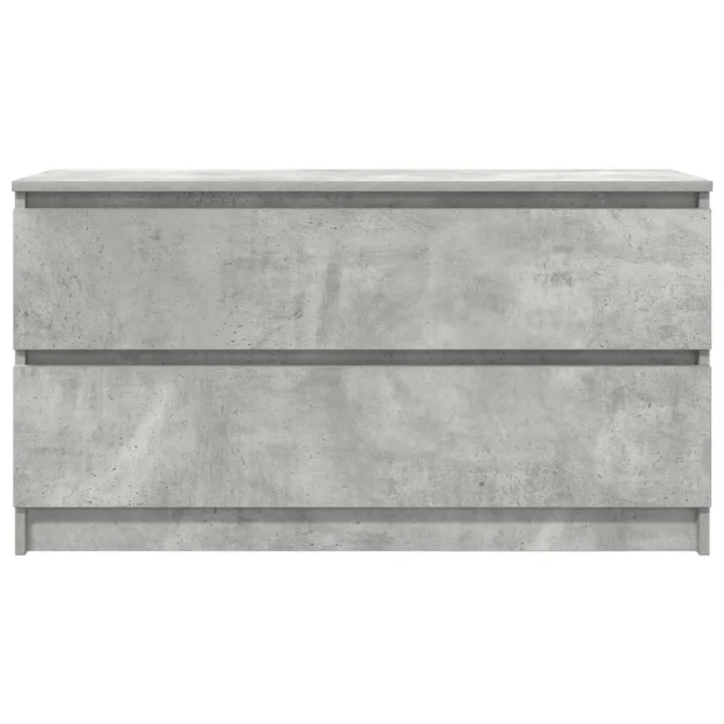 Televizoriaus spintelė, betono pilka, 100x35x54 cm, mediena