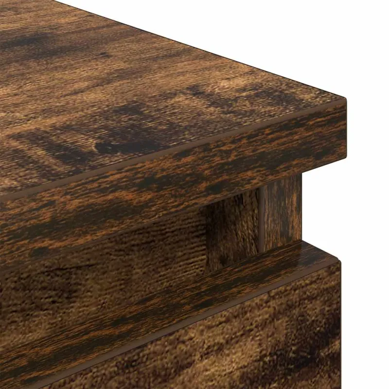 Televizoriaus spintelė, dūminio ąžuolo, 160x35x55cm, mediena