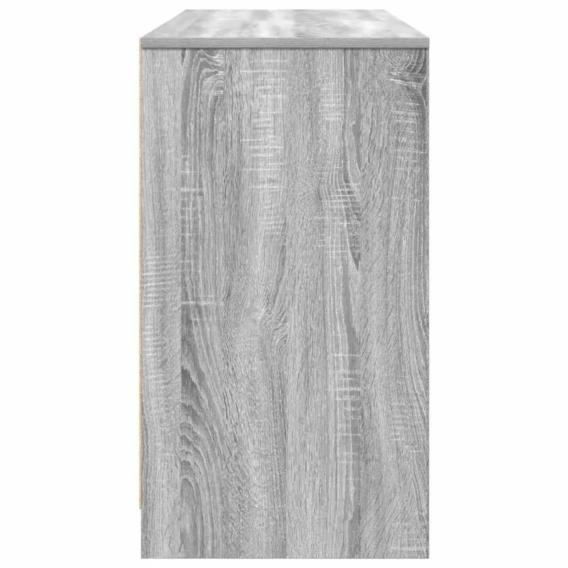 Rašomasis stalas, pilkas ąžuolo, 120x42x76 cm, apdirbta mediena