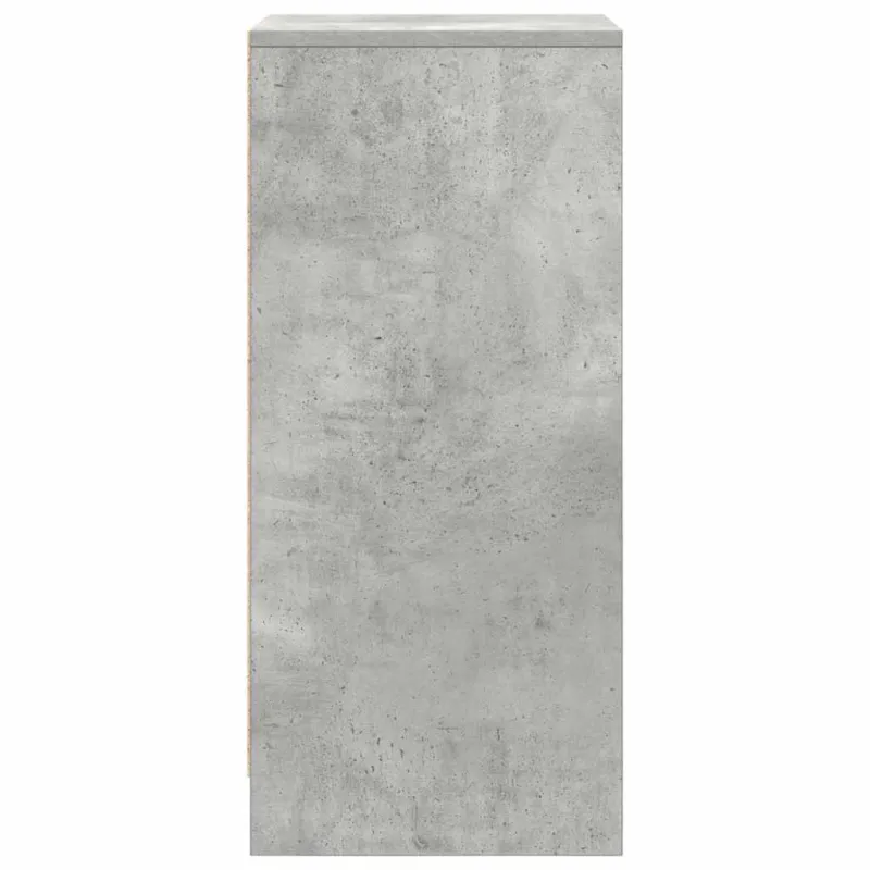Spintelė batams, betono pilka, 29,5x34x76 cm, apdirbta mediena