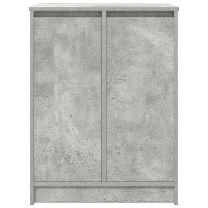 Spintelė batams, betono pilka, 57x34x76 cm, apdirbta mediena