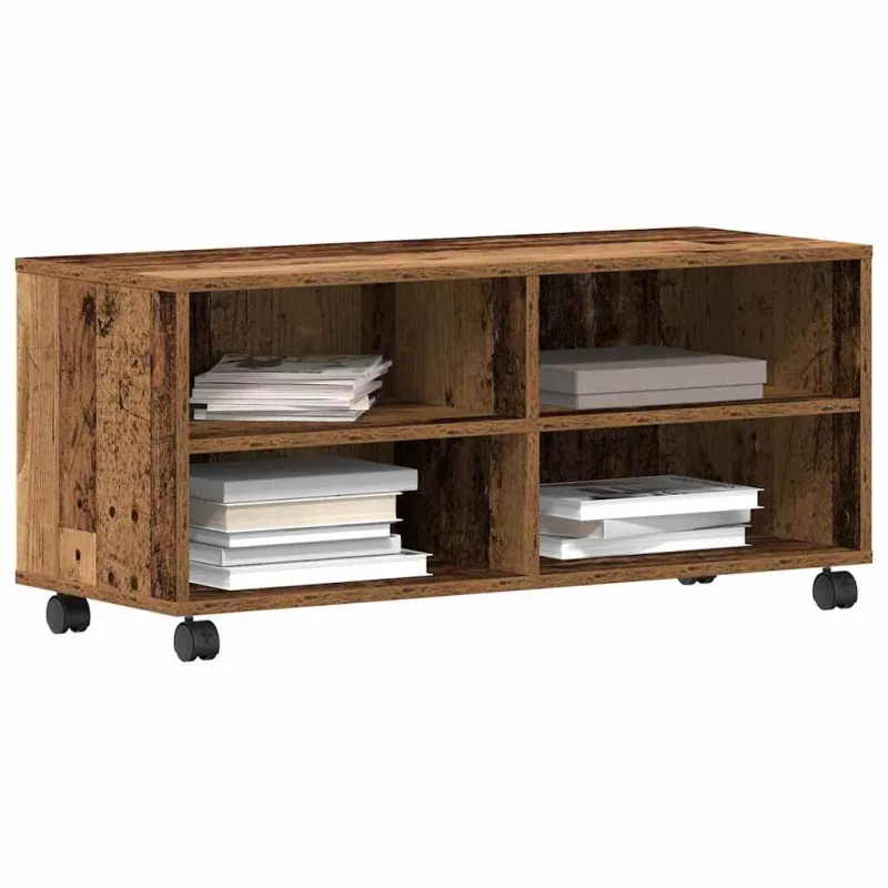 Televizoriaus spintelė Ruda 90 x 35 x 40.5 cm Apdirbta mediena