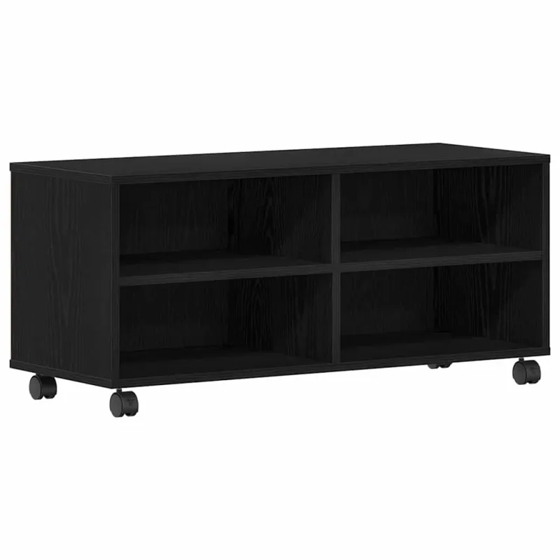 Televizoriaus spintelė Juoda 90 x 35 x 40.5 cm Apdirbta mediena