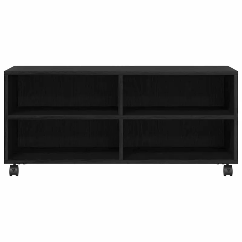 Televizoriaus spintelė Juoda 90 x 35 x 40.5 cm Apdirbta mediena