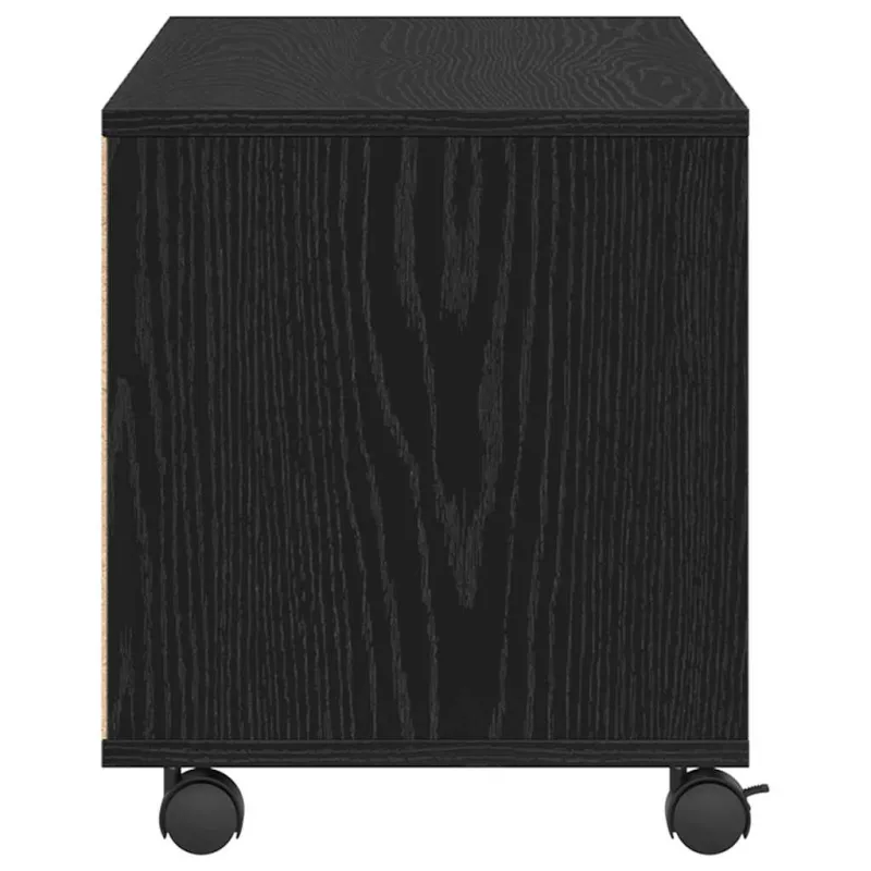Televizoriaus spintelė Juoda 90 x 35 x 40.5 cm Apdirbta mediena