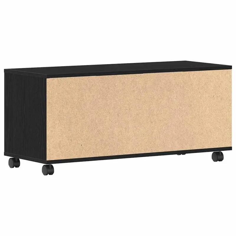 Televizoriaus spintelė Juoda 90 x 35 x 40.5 cm Apdirbta mediena