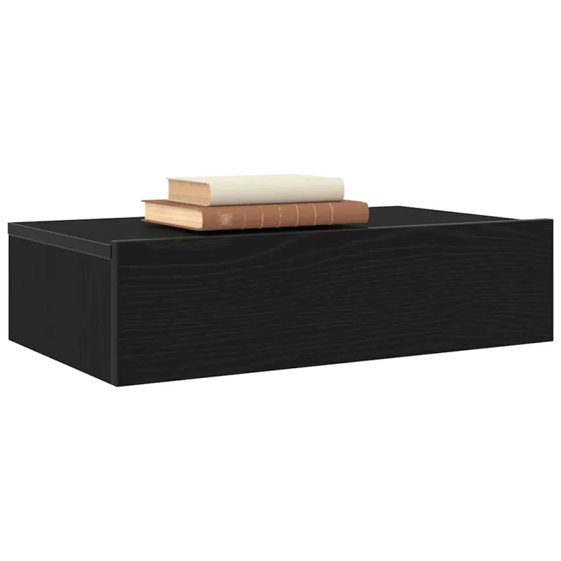 TV spintelės su LED lemputėmis, 2 vnt., juodo ąžuolo spalvos, 60x35x15,5 cm