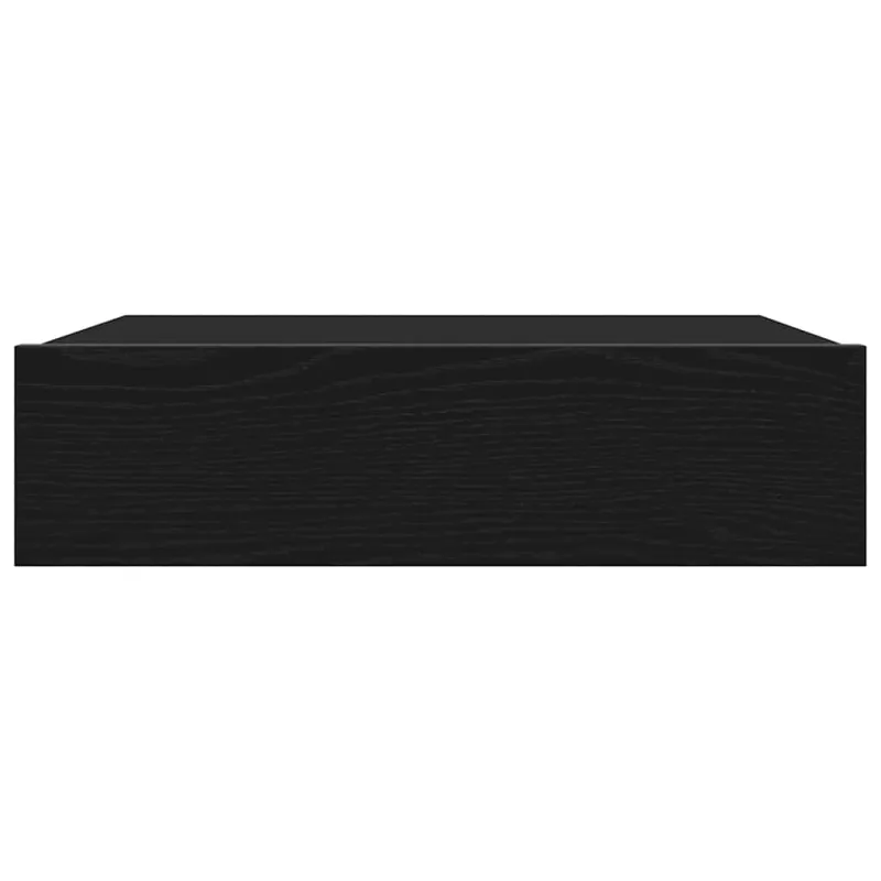 TV spintelės su LED lemputėmis, 2 vnt., juodo ąžuolo spalvos, 60x35x15,5 cm