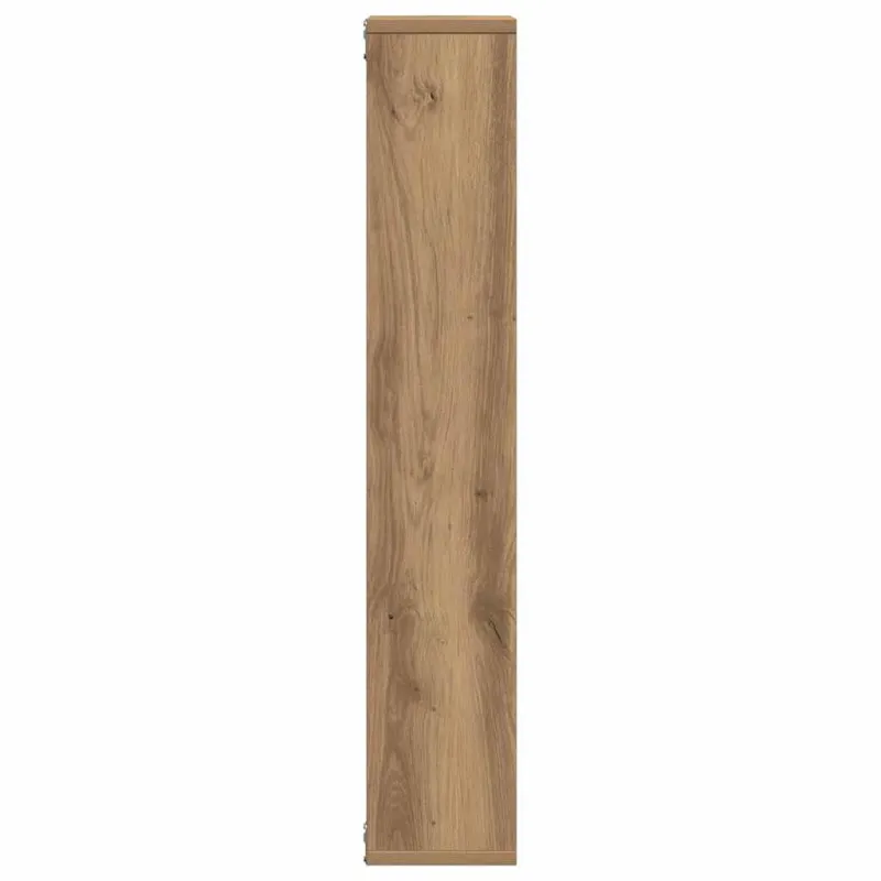 Sieninė lentyna, ąžuolo spalvos, 36x16x90cm, inžinerinė mediena