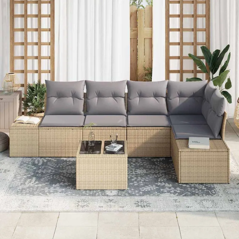 Sodo sohvaryhmä 6 osaa, hiekkapolttarannasta