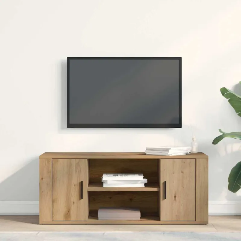 Televizoriaus spintelė artisano ąžuolo 100 x 35 x 40 cm