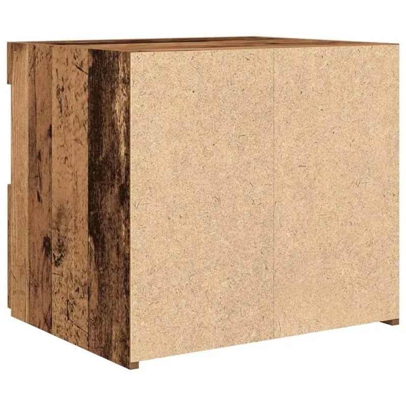 Šalia lovos spintelė 2 pcs Senas medis 50 x 40 x 45 cm