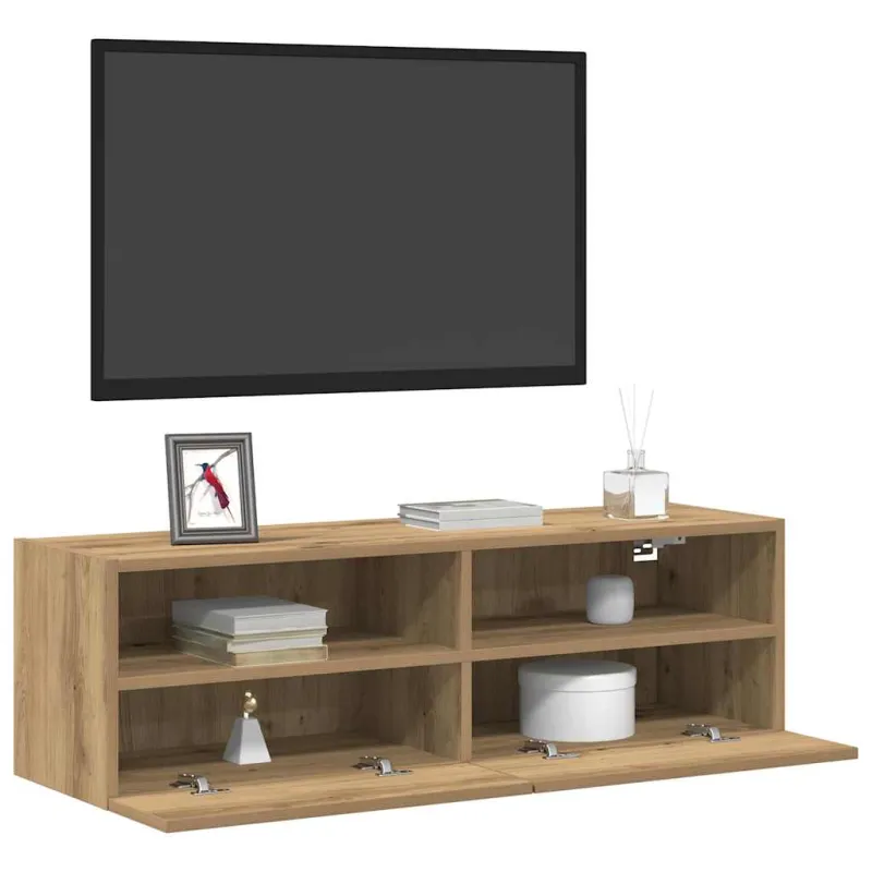 TV sieninė spintelė artisano ąžuolo 100 x 30 x 30 cm