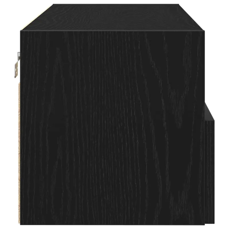 TV sieninė spintelė Juodas ąžuolas 100 x 30 x 30 cm