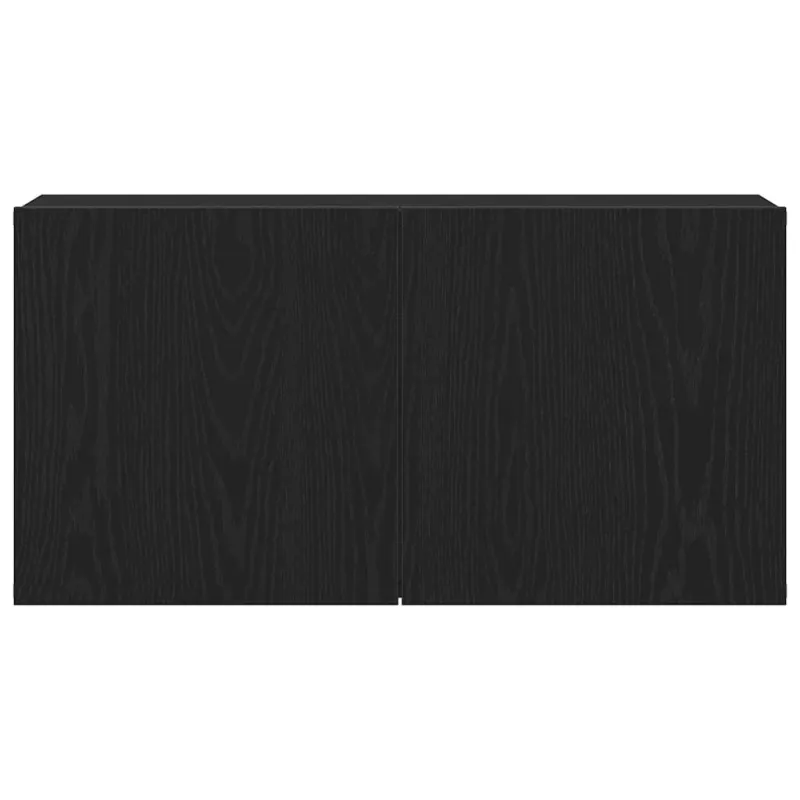 TV spintelė, juodo ąžuolo spalvos, 80x30x41 cm, inžinerinė mediena