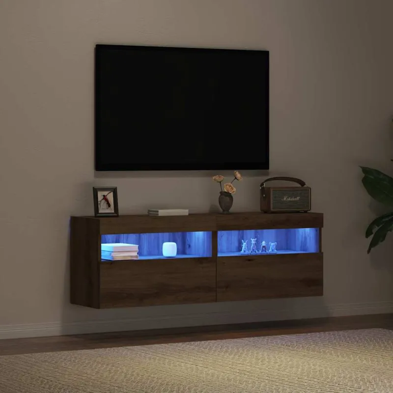 TV sieninė spintelė 2 pcs artisano ąžuolo 60 x 30 x 40 cm