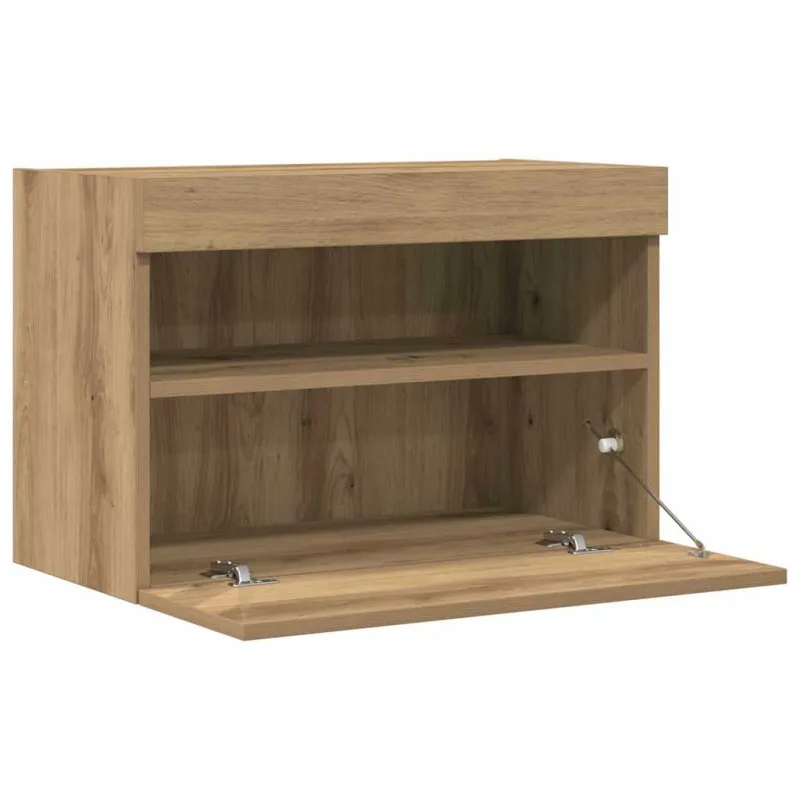 TV sieninė spintelė 2 pcs artisano ąžuolo 60 x 30 x 40 cm
