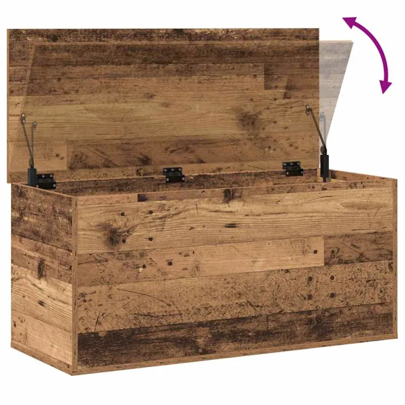 Saugojimo dėžė Sena mediena 100 x 42 x 46 cm Apdirbta mediena