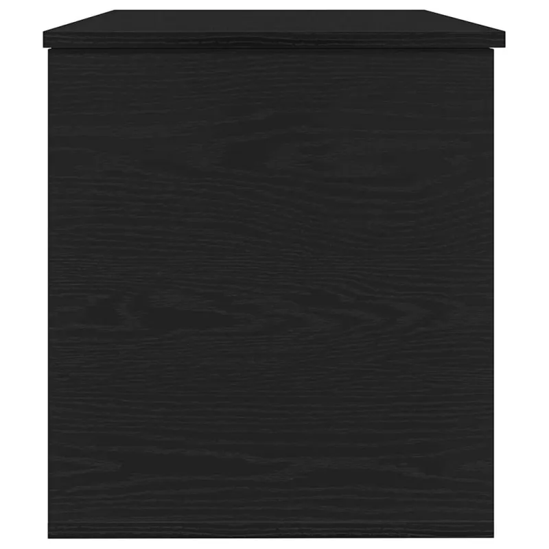 Saugojimo dėžė juoda ąžuolo 100 x 42 x 46 cm Apdirbta mediena