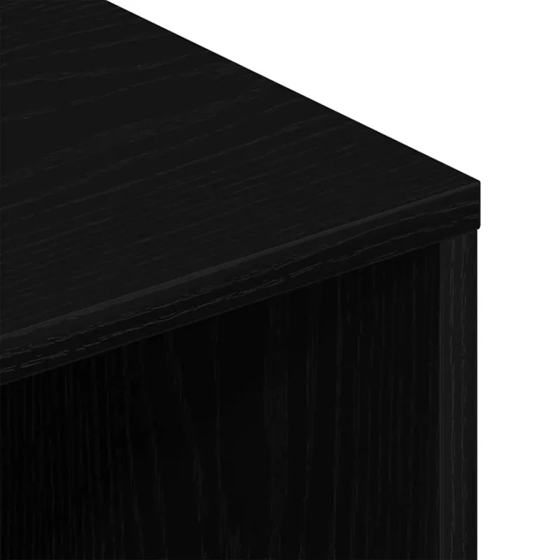 televizoriaus spintelė juodas ąžuolas 100x40x40 cm