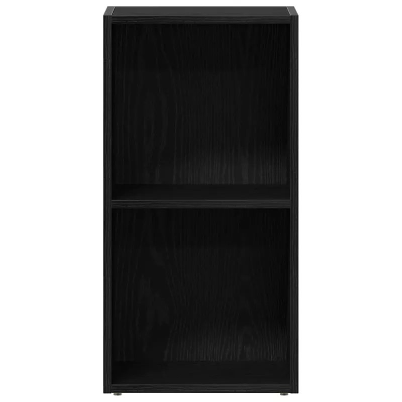 LP laikymo dėžė juodas ąžuolas 71x34x36 cm inžinerinė mediena