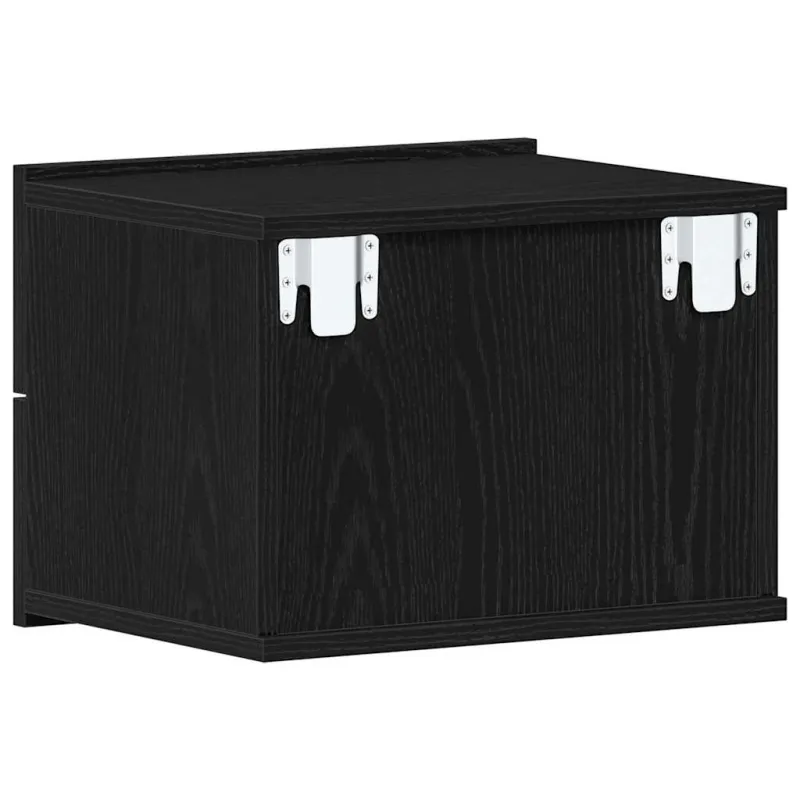 Šalia lovos spintelė 2 pcs Juodas ąžuolas 40 x 30 x 30 cm