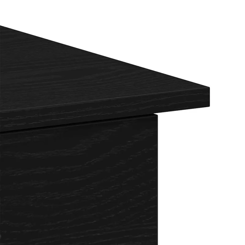 Stalas Juodas ąžuolas 100 x 50 x 76 cm Apdirbta mediena