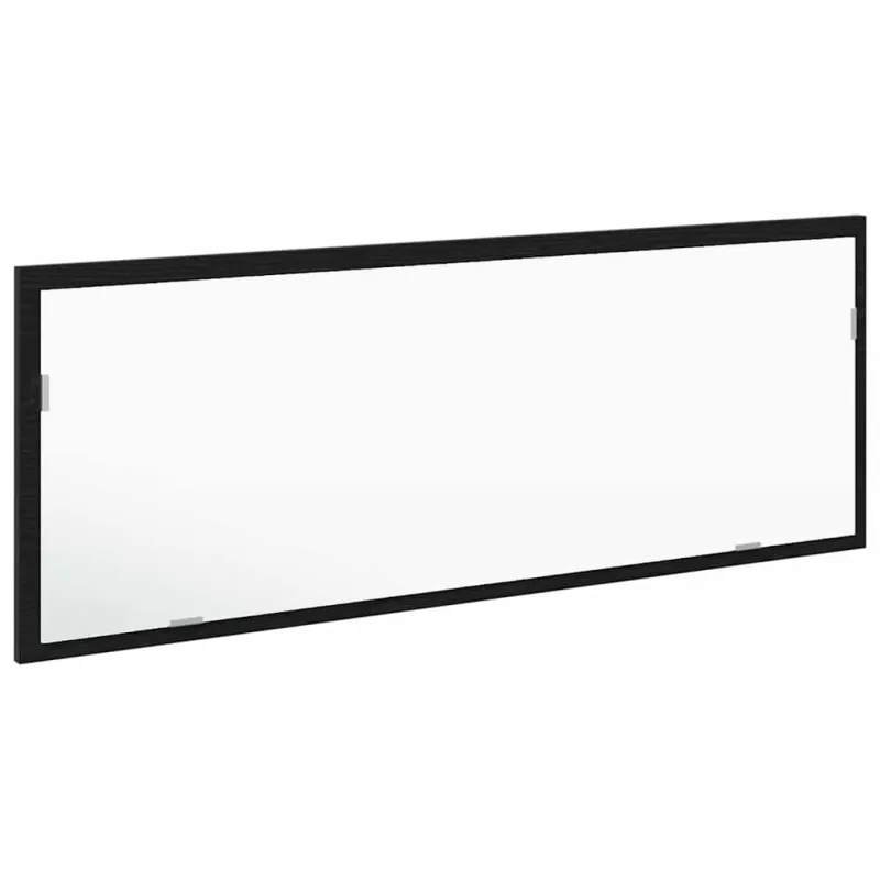 LED vonios veidrodis Juodas ąžuolas 100 x 8,5 x 37 cm Stiklas