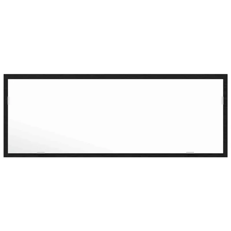 LED vonios veidrodis Juodas ąžuolas 100 x 8,5 x 37 cm Stiklas