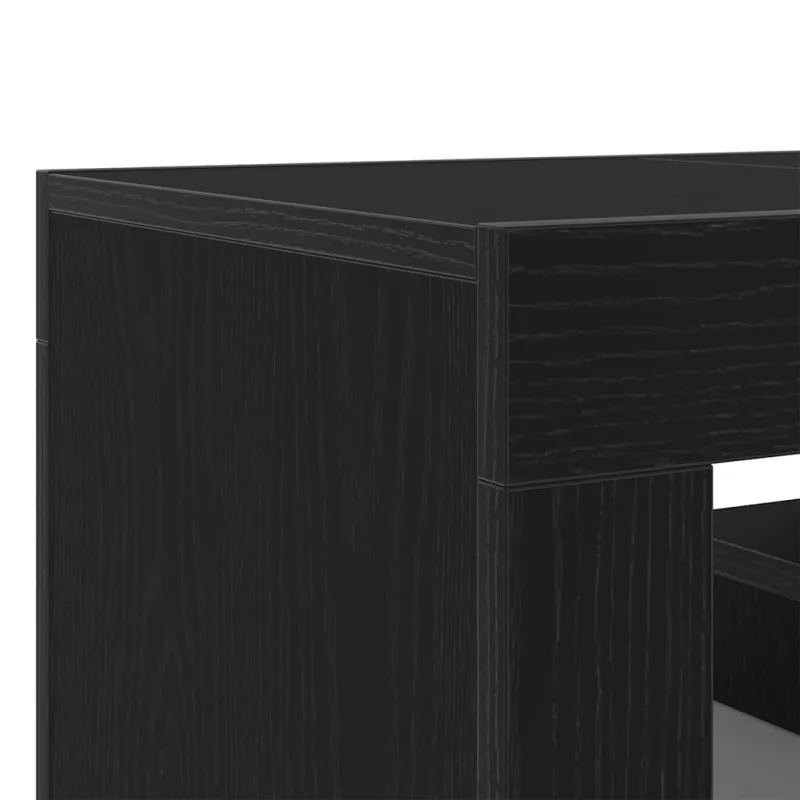 Televizoriaus spintelė Juodas ąžuolas 120 x 35 x 40 cm