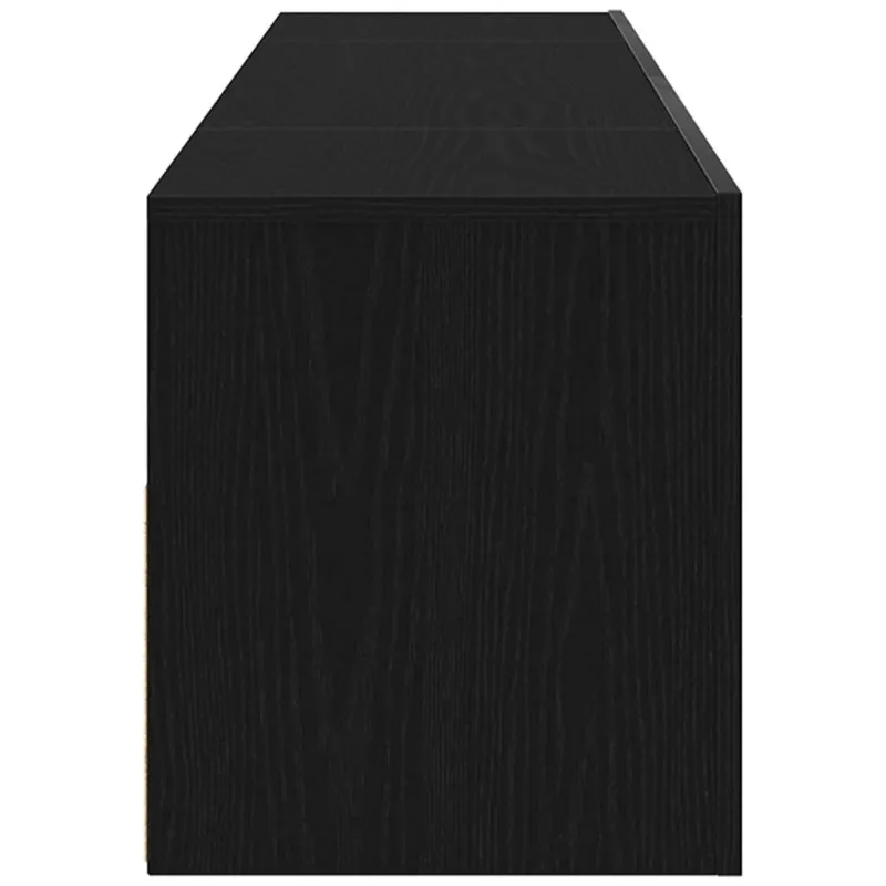 Televizoriaus spintelė su LED Juodas ąžuolas 120 x 35 x 40 cm