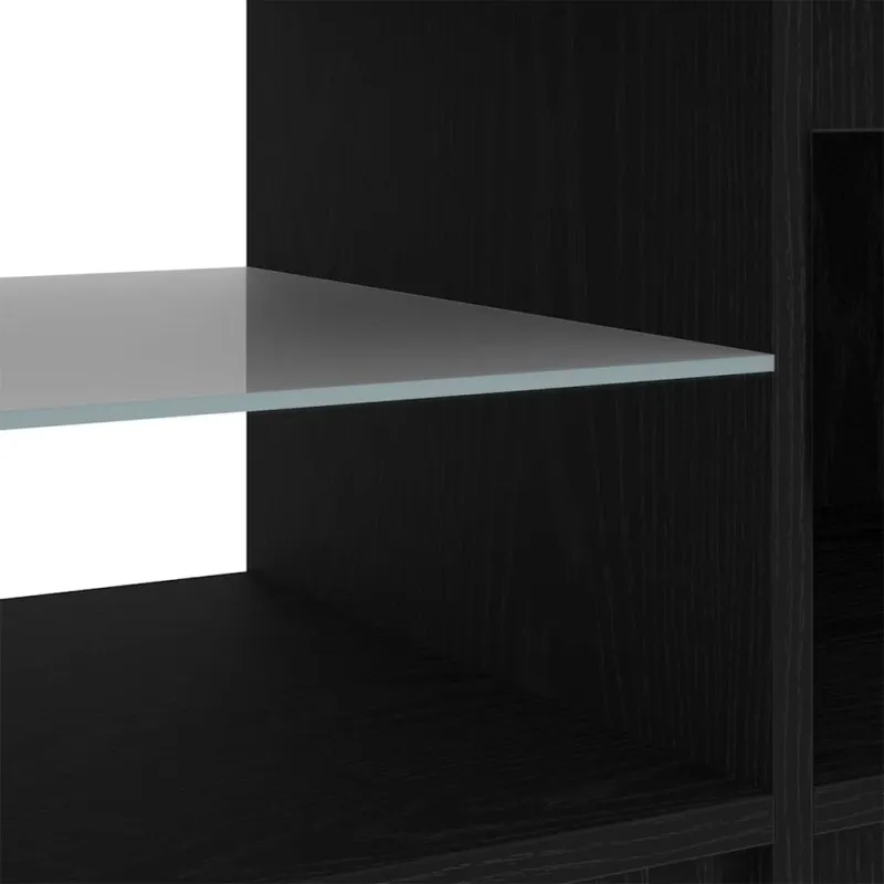 Televizoriaus spintelė Juodas ąžuolas 140 x 38,5 x 36 cm