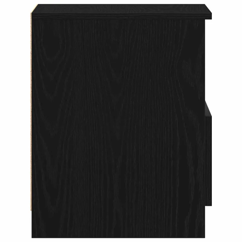 Šalia lovos spintelė su stalčių Juodas ąžuolas 40 x 40 x 50 cm