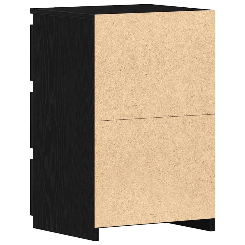 Šalia lovos spintelė 2 pcs Juodas ąžuolas 40 x 35 x 62,5 cm