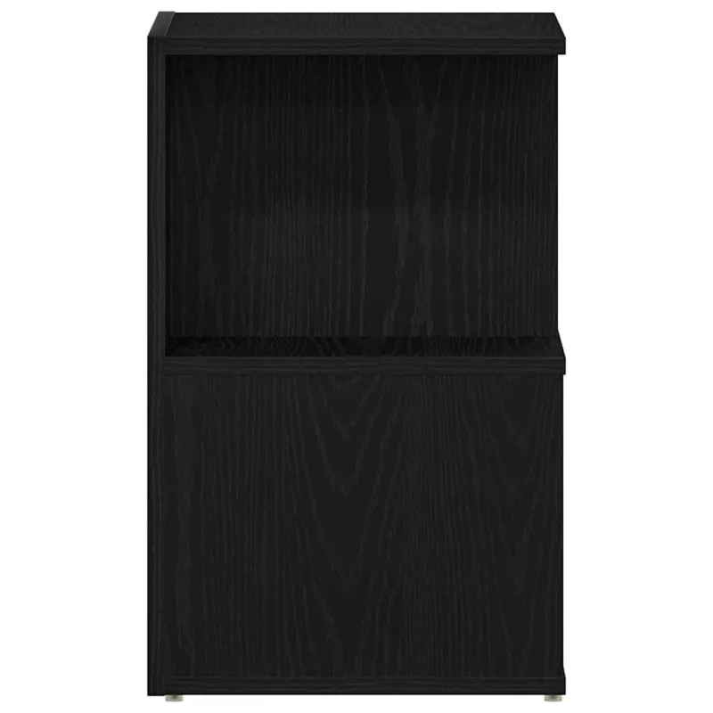 Šalia lovos spintelė 2 pcs Juodas ąžuolas 35 x 35 x 55 cm