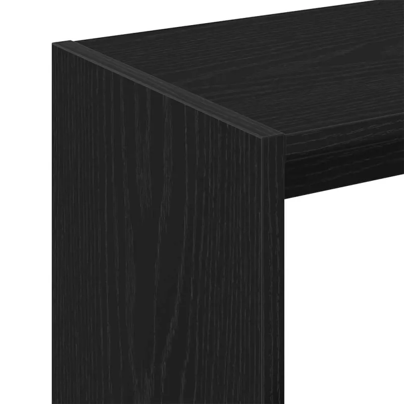 Šoninis stalas Juodas ąžuolas 50 x 26 x 50 cm Apdirbta mediena
