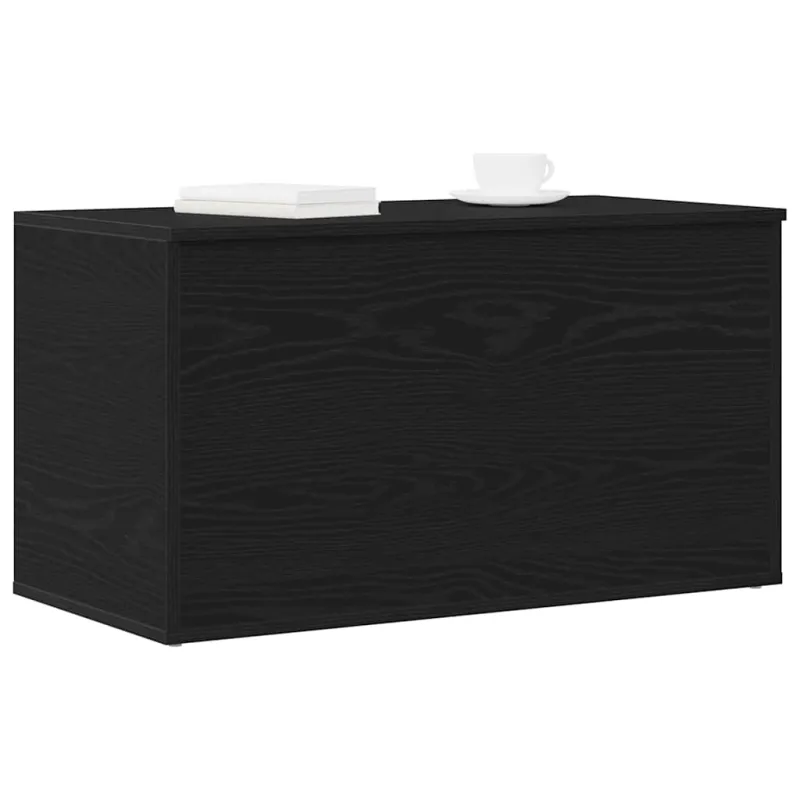 Saugojimo dėžė Juodas ąžuolas 84 x 42 x 46 cm Apdirbta mediena
