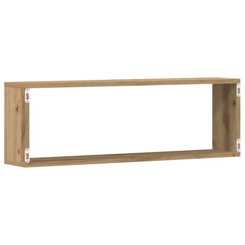 Sieninės lentynos 4 pcs Meistrų ąžuolas 80 x 15 x 26 cm