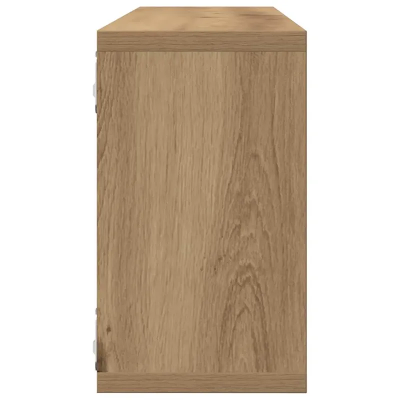 Sieninės lentynos 4 pcs Meistrų ąžuolas 80 x 15 x 26 cm