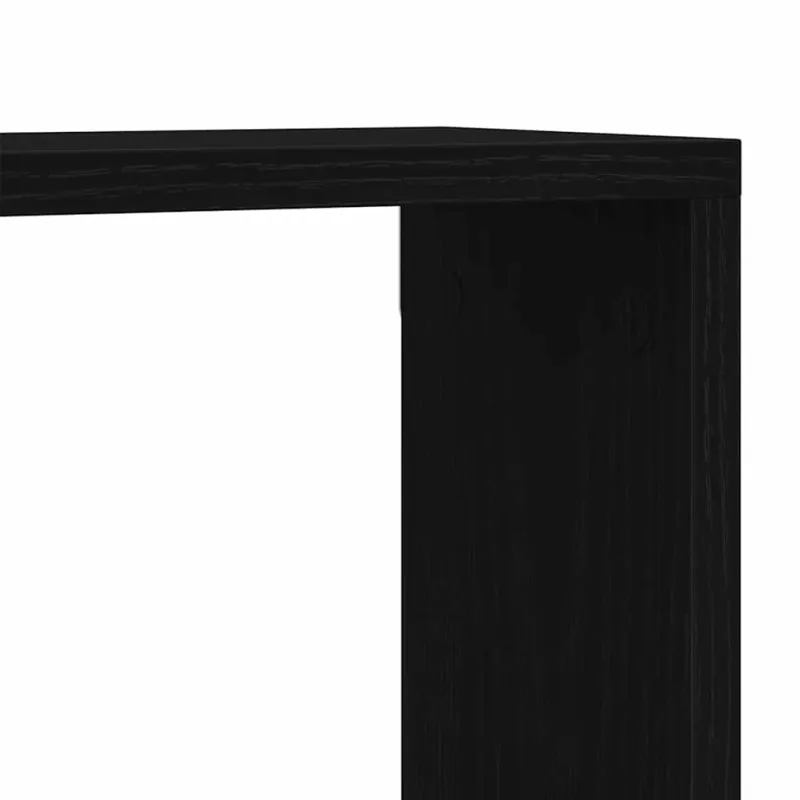 Sieninės lentynos 2 pcs Juodas ąžuolas 80 x 15 x 26 cm