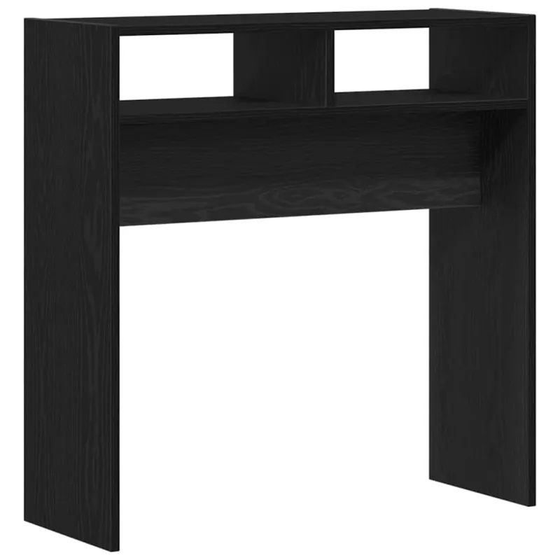 Konsolinis stalas Juodas ąžuolas 78 x 30 x 80 cm