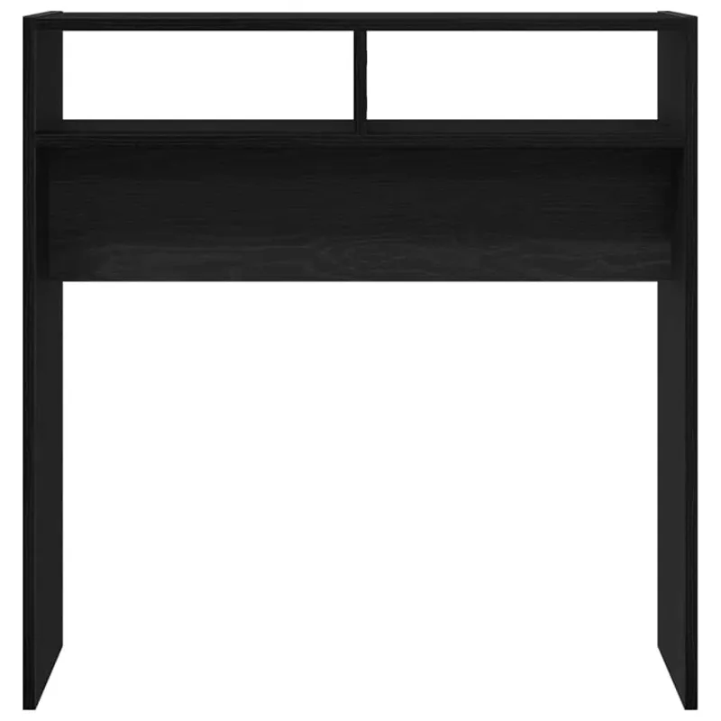 Konsolinis stalas Juodas ąžuolas 78 x 30 x 80 cm