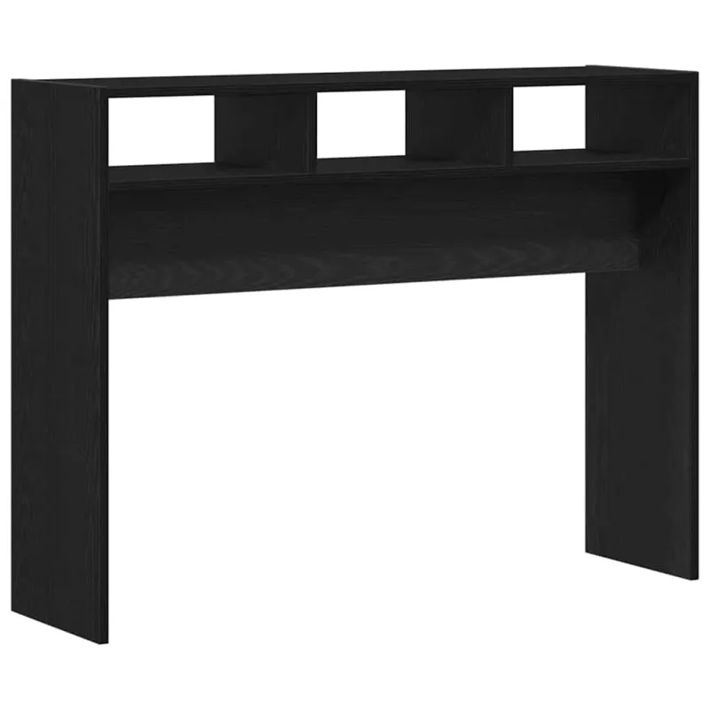 Konsolinis stalas juoda ąžuolo 105 x 30 x 80 cm