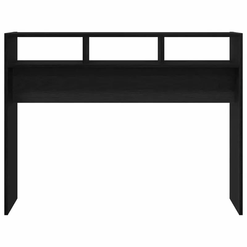 Konsolinis stalas juoda ąžuolo 105 x 30 x 80 cm